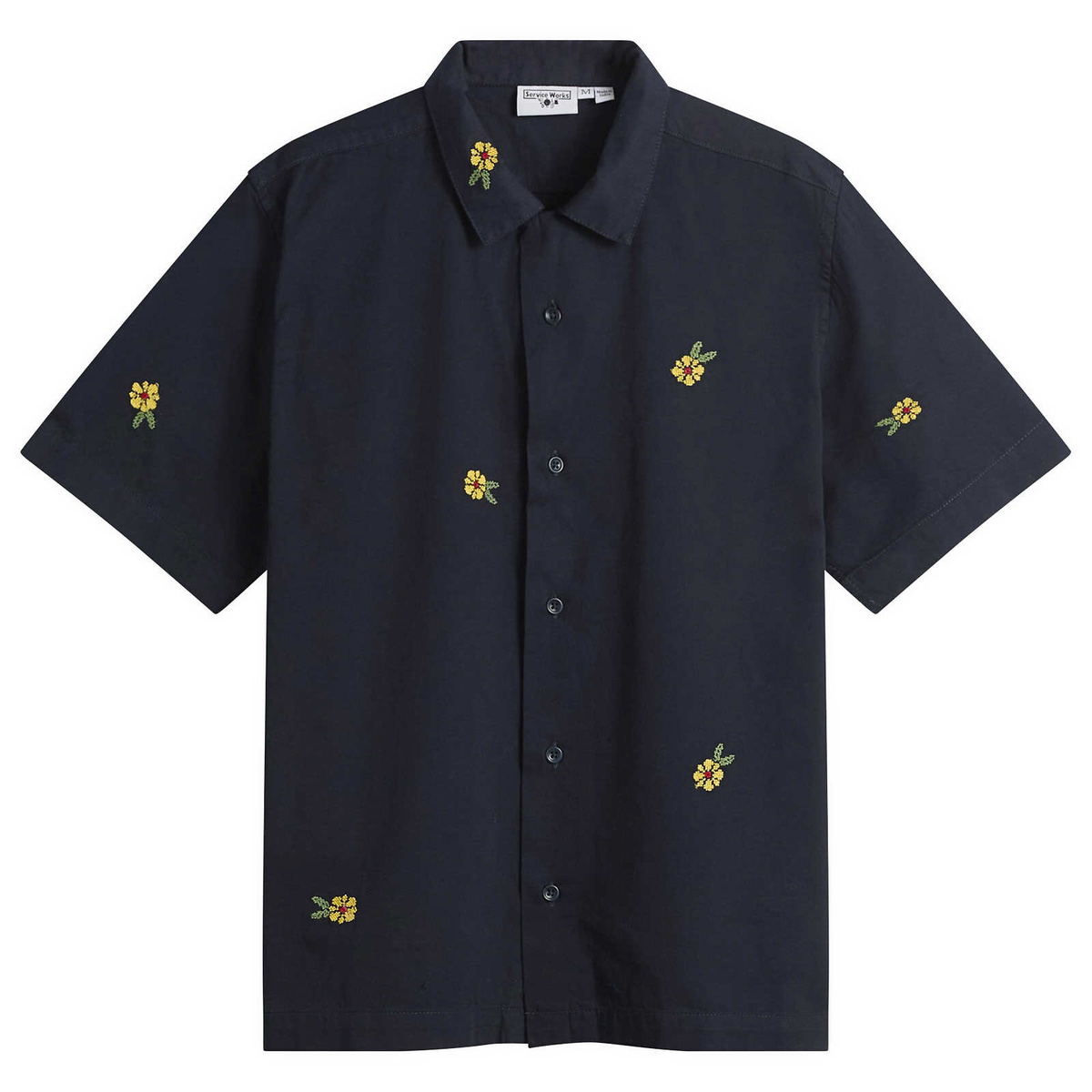 Service Works Men's Cross Stitch Shirt in Dark Navy