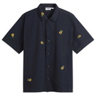 Service Works Men's Cross Stitch Shirt in Dark Navy