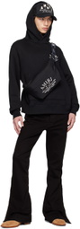 AMIRI Black Embroidered Hoodie