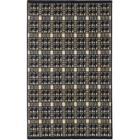 Autumn Sonata Black & Beige Alma Bath Mat