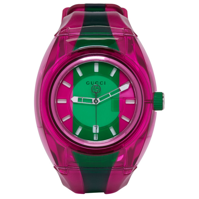 Photo: Gucci Pink and Green G-Sync Watch