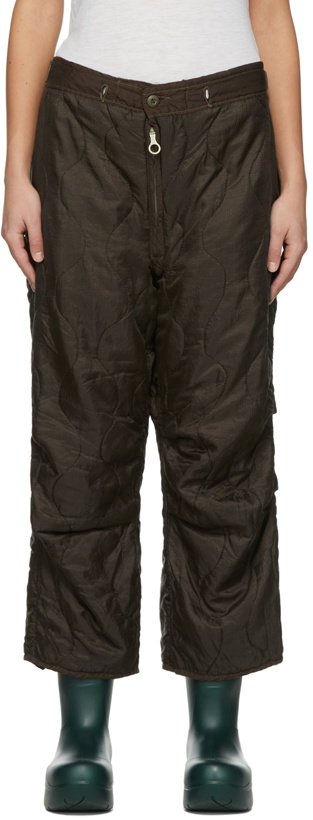 Photo: NotSoNormal Brown Polyester Trousers