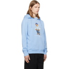 Polo Ralph Lauren Blue Polo Bear Fleece Hoodie