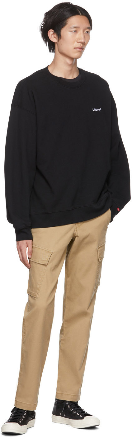 Levi's Black Embroidered Sweatshirt