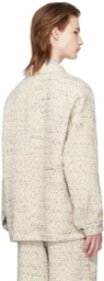 DOCUMENT Off-White Button Jacket