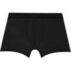 SKIMS Three-Pack Black SKIMS Cotton 3 Boxer Briefs