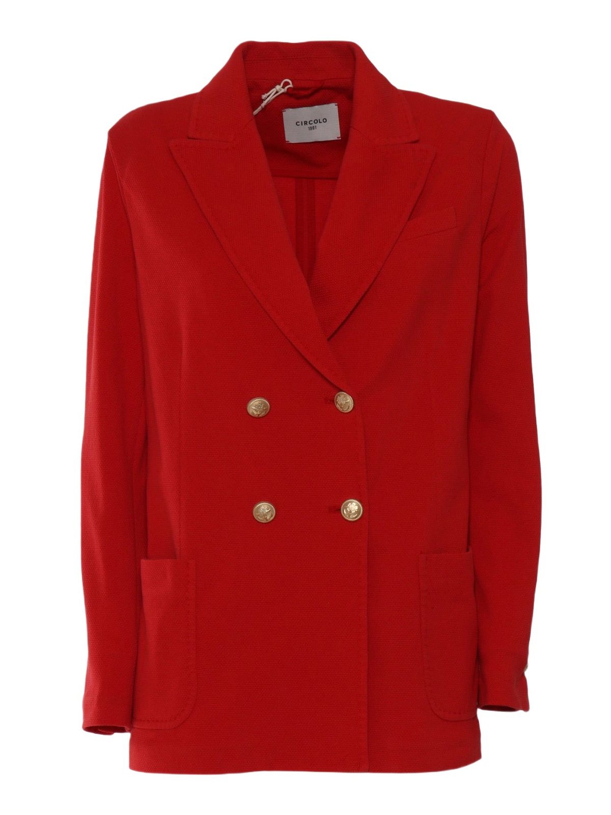 Circolo 1901 Oxford T.c. Double Breasted Jacket