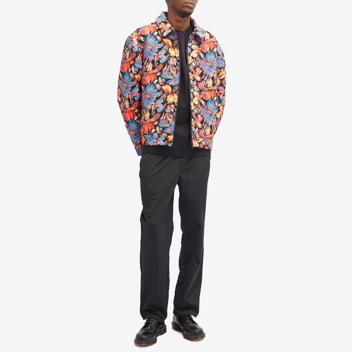 Soulland Men's Windom Jacket in Orange Multi