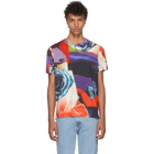 Paul Smith Multicolor All Over Rose T-Shirt