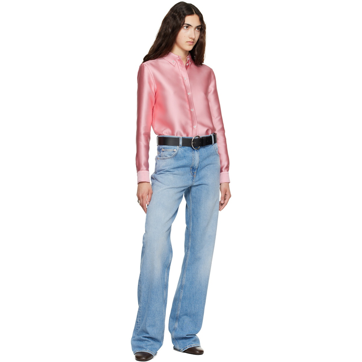 Calvin Klein Collection Pink Sophie Button-Down Shirt