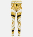 Versace - Barocco high-rise leggings