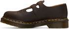 Dr. Martens Brown 8065 Crazy Horse Leather Mary Jane Loafers