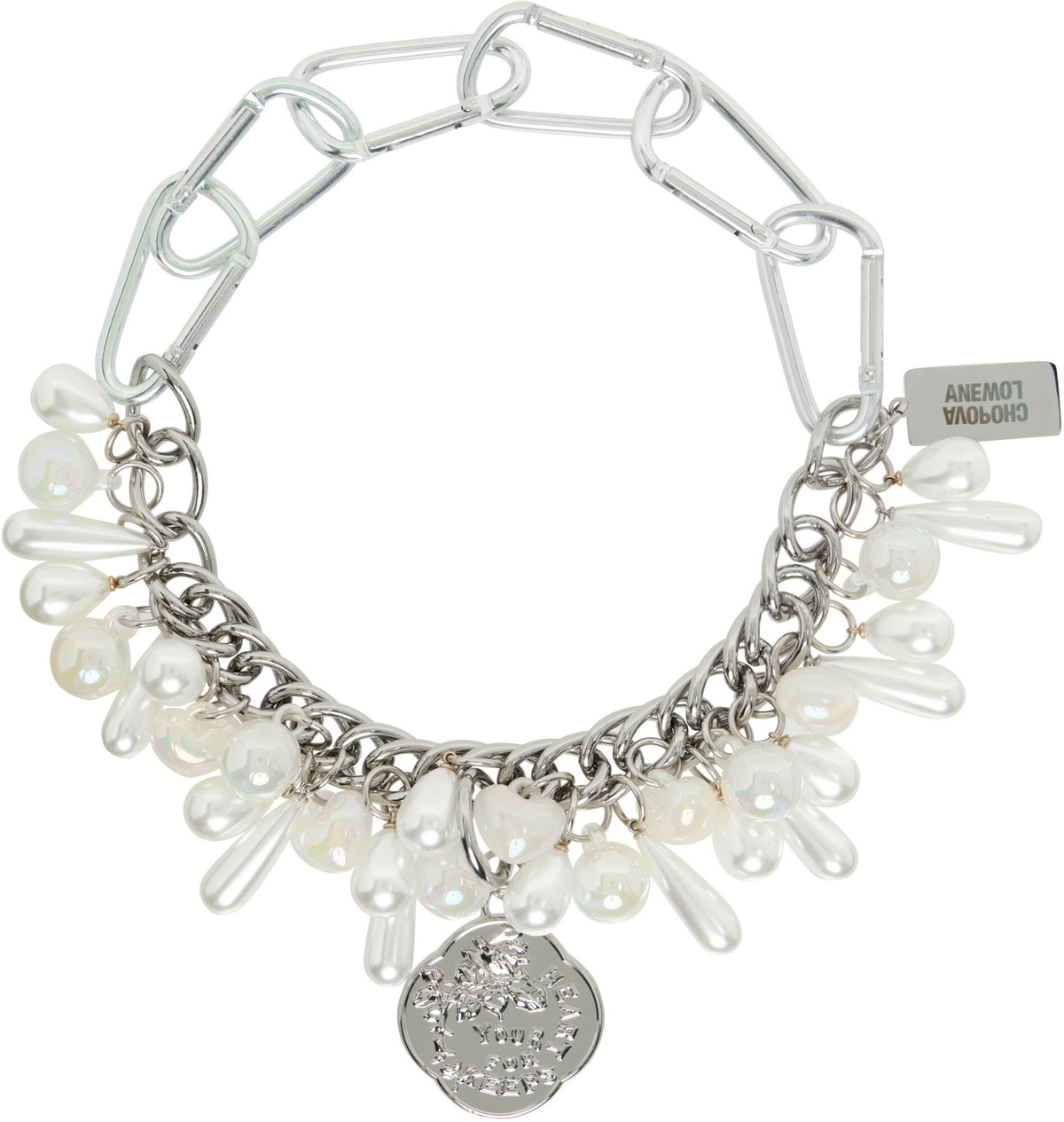 Chopova Lowena 'Heart For Keeps' Carabiner Necklace