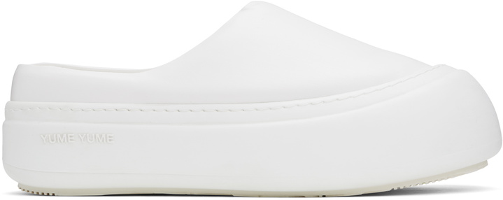 Photo: YUME YUME White Goofy Slip-on Loafers