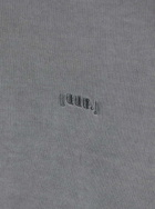 Juun.J Grey T-shirt With Logo Embroidered On The Front And Print On The Back In Cotton Man