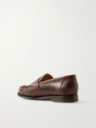 Grenson - Epsom Leather Penny Loafers - Brown