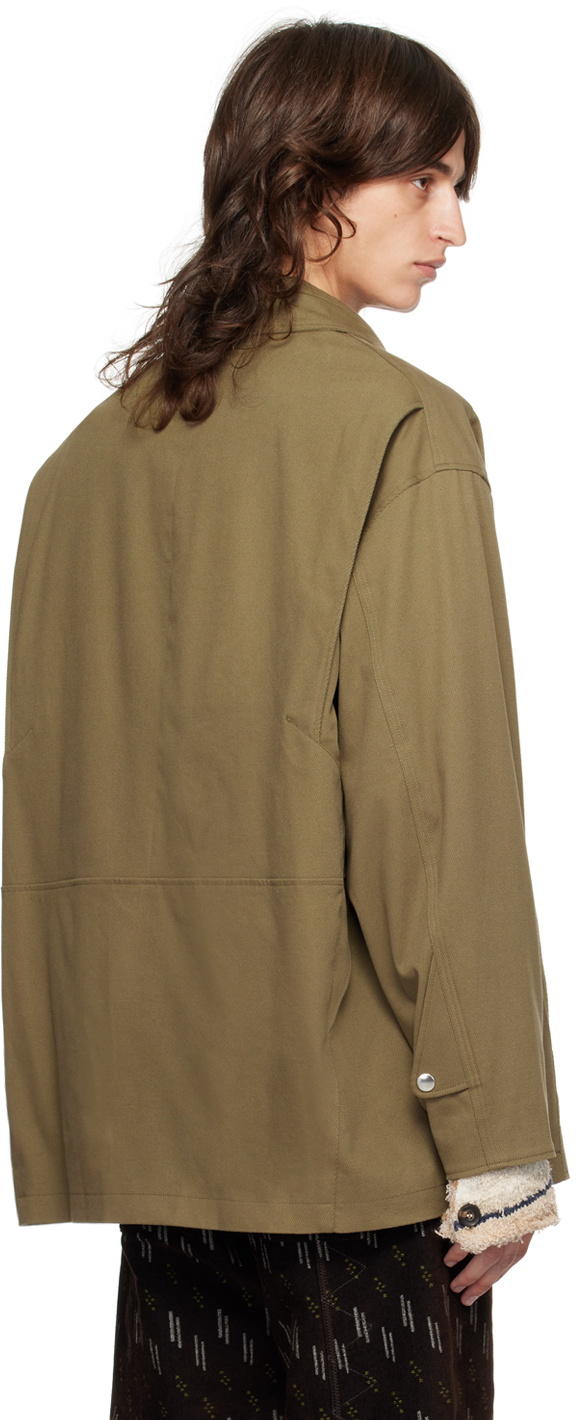 Kiko Kostadinov Green Annina Coat