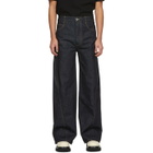 Bottega Veneta Indigo Raw Denim Jeans