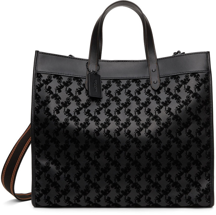 Photo: Coach 1941 Black Horse & Carriage Field Tote Bag