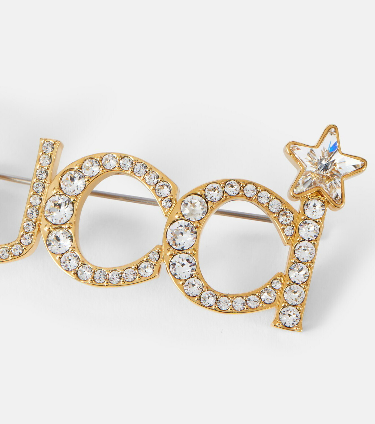 Gucci - Crystal-embellished brooch Gucci
