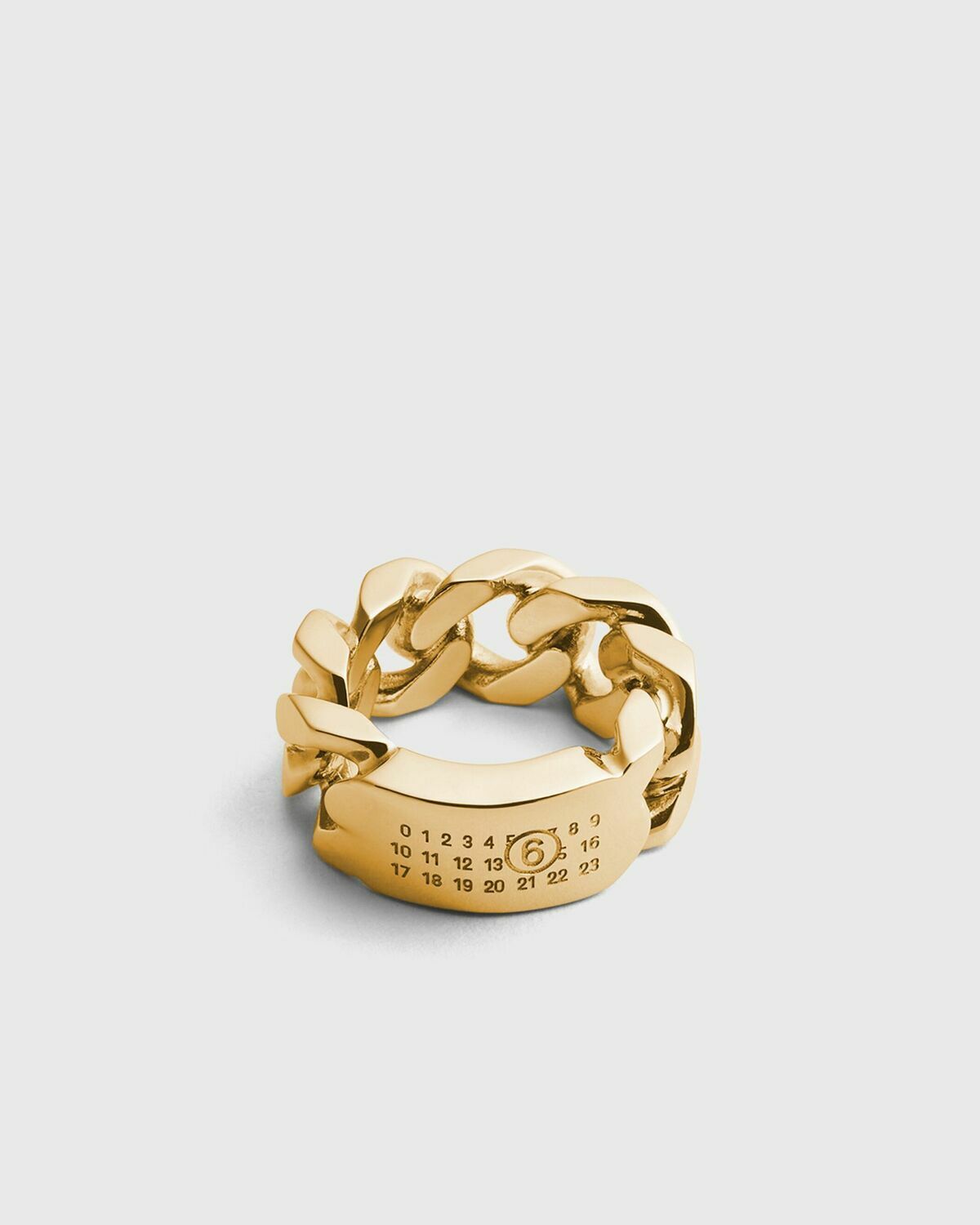 Maison Margiela MM6 RING gold Mens Jewellery