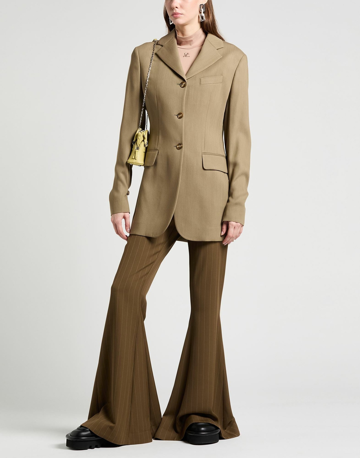 Acne Studios Womens Blazer Military in Green