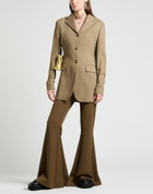 Acne Studios Womens Blazer Military in Green
