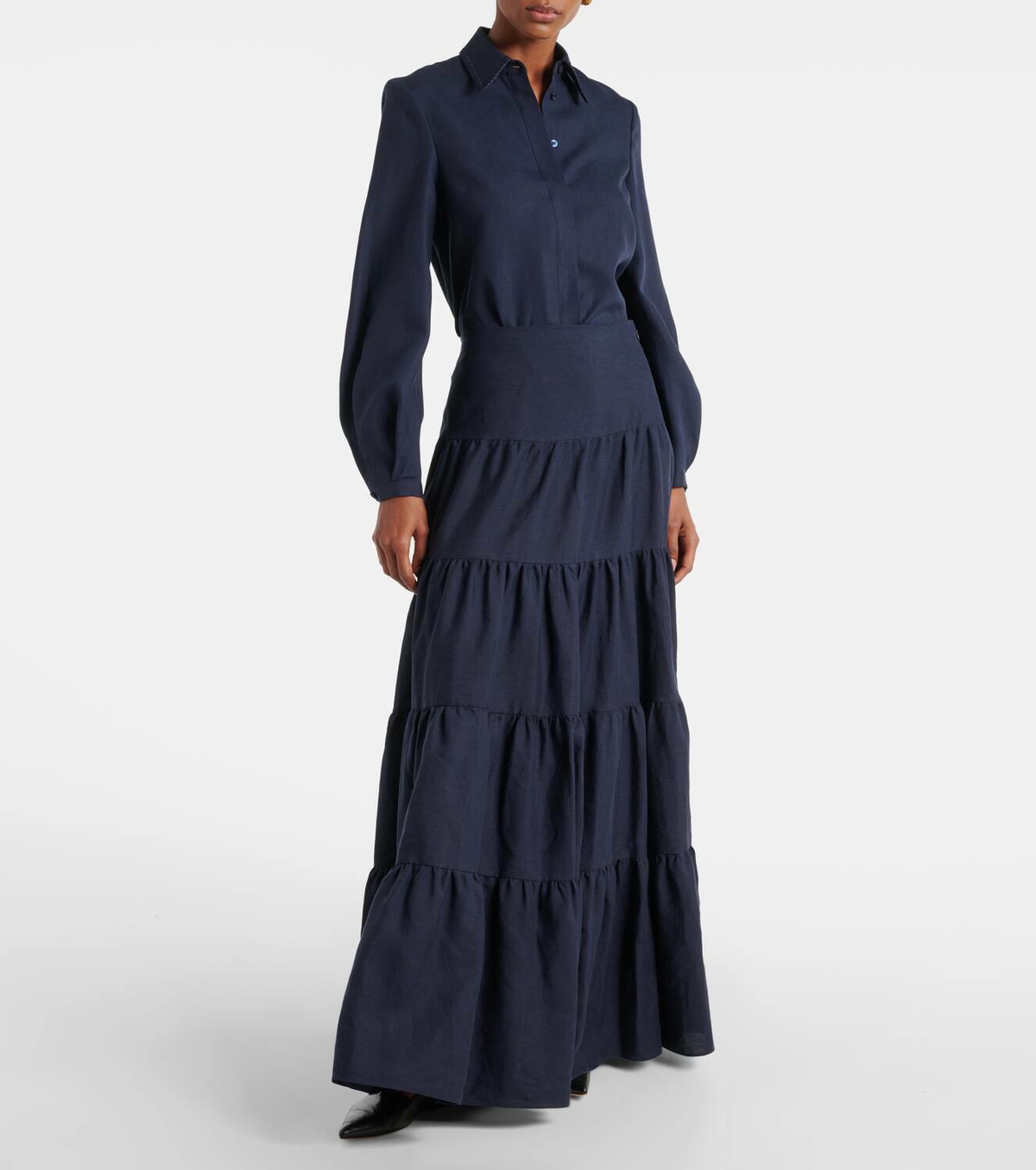 Gabriela Hearst Delmer linen top