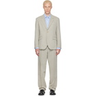 Hugo Green Two-Piece Modern-Fit Herringbone Twill Suit