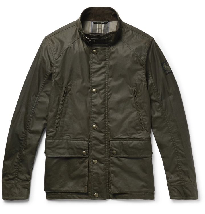 Photo: Belstaff - Tourmaster Waxed-Cotton Jacket - Green