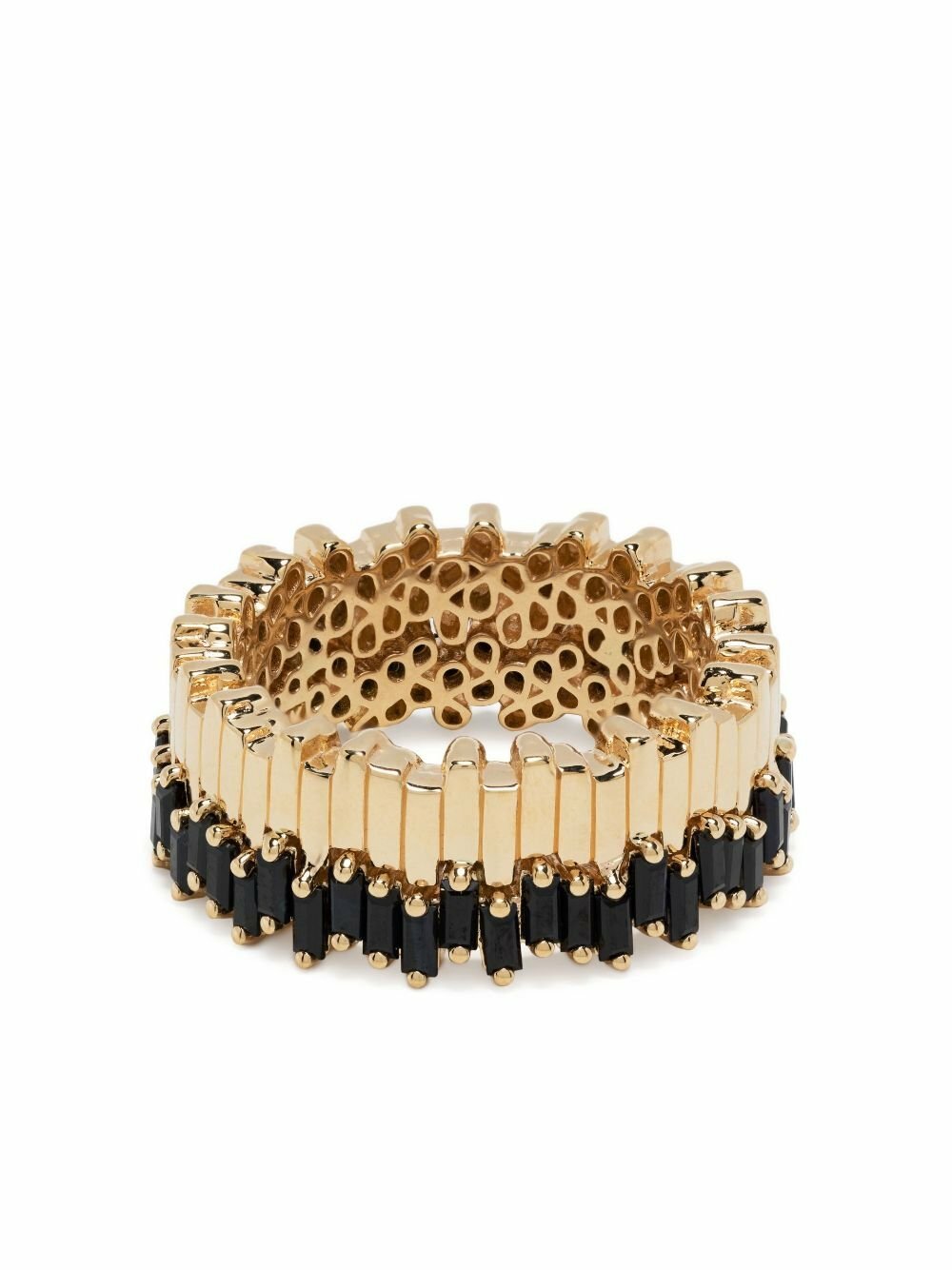 Suzanne Kalan 18kt Yellow Gold Stacker Mini Sapphire Eternity Band