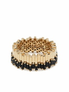 Suzanne Kalan 18kt Yellow Gold Stacker Mini Sapphire Eternity Band
