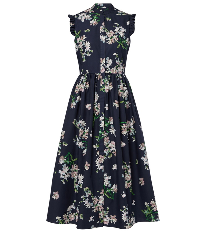 Photo: Erdem Floral cotton midi dress