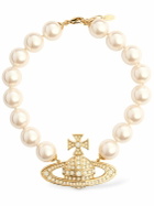 VIVIENNE WESTWOOD Neysa Imitation Pearl Collar Necklace