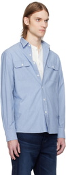 Ralph Lauren Purple Label Indigo Washed Chambray Shirt