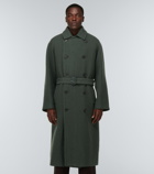 The Row - Double-breasted wool trench coat