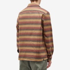 Denham Men's Burton Pocket Overshirt in Pomegranate