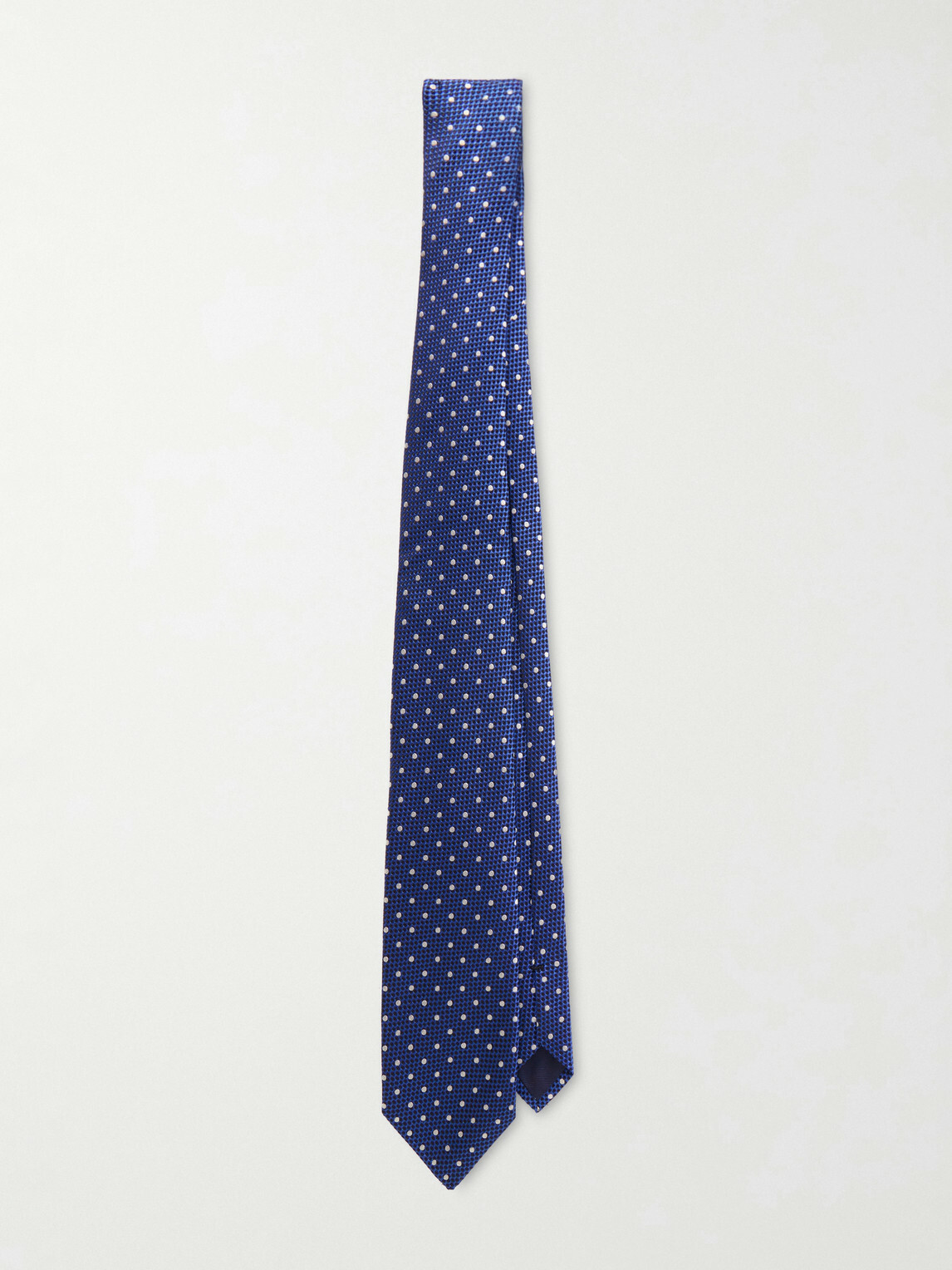 TOM FORD - 8cm Embroidered Polka-Dot Silk-Jacquard Tie