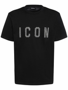 DSQUARED2 - Embellished Logo Regular Fit T-shirt