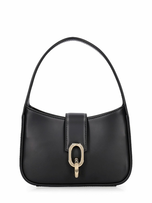 Photo: ANINE BING - Mini Cleo Shine Leather Top Handle Bag