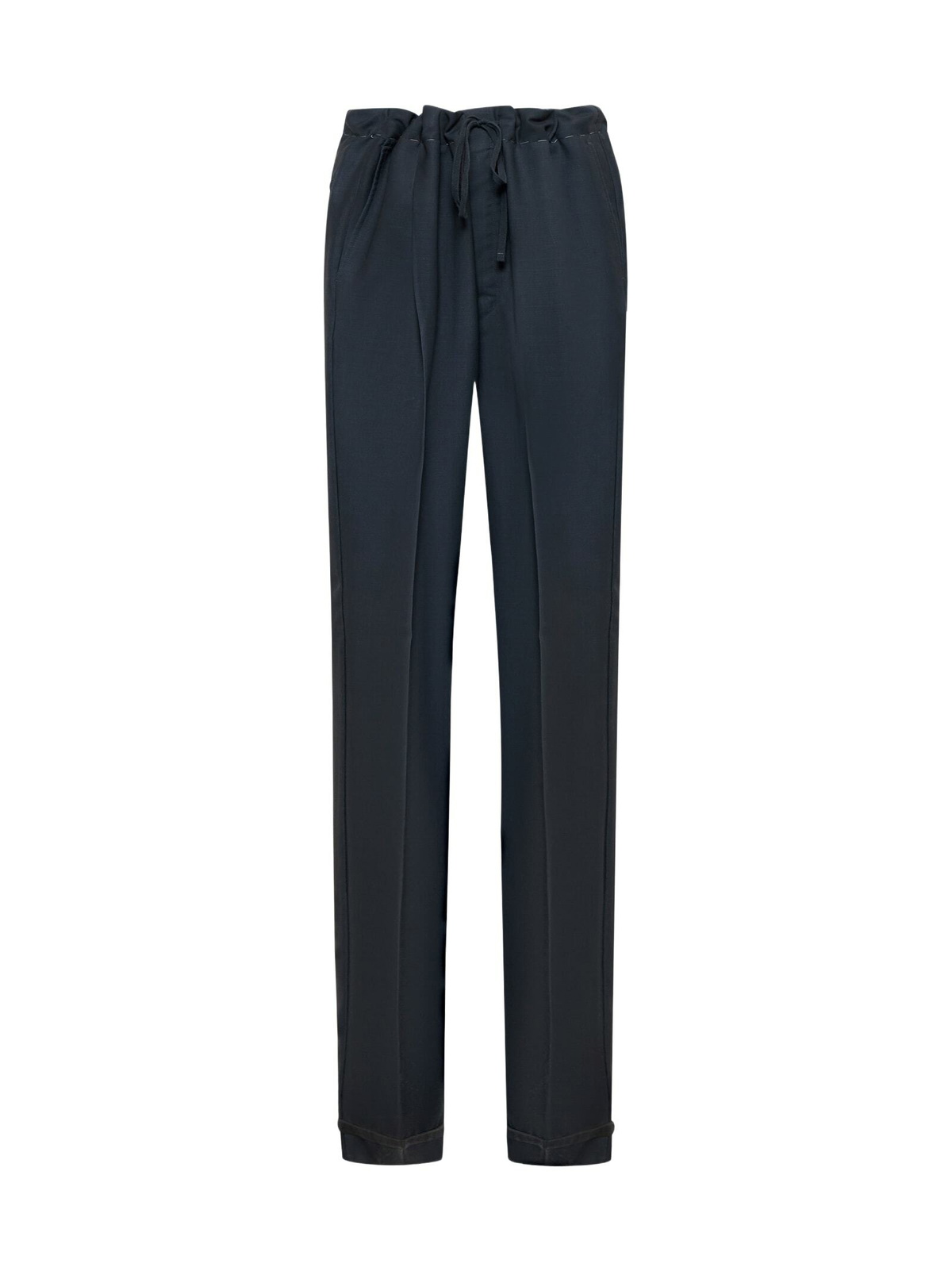 【関税＆送料込み】Maison Margiela Wool And Mohair Pants MAISON MARGIELA Pleated Mohair And Wool-Blend Wide-leg Pants