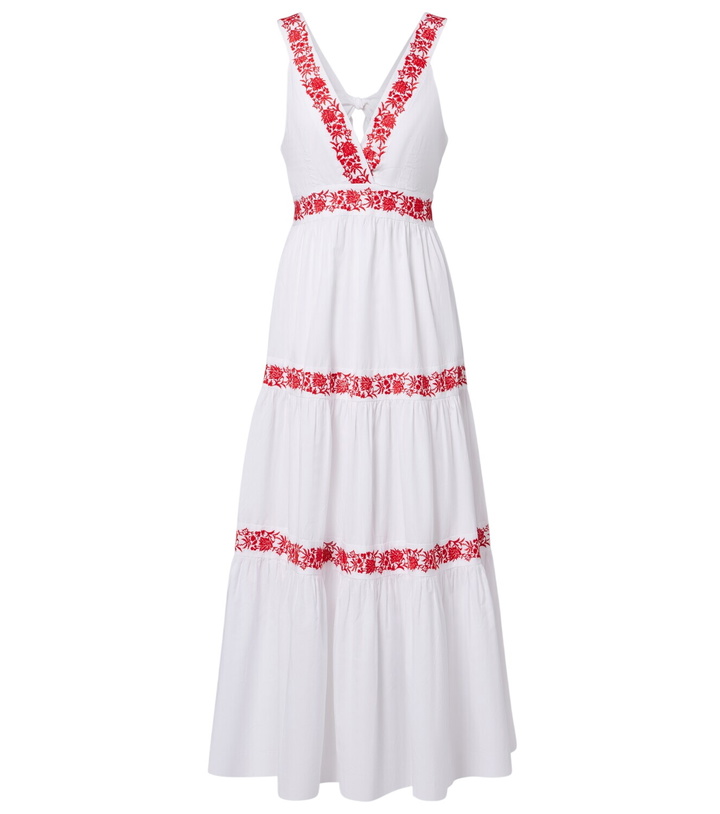 Photo: Heidi Klein Petalia embroidered cotton maxi dress