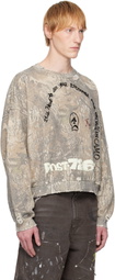 PALY Khaki 'Emotional Pain' Camo Sweatshirt