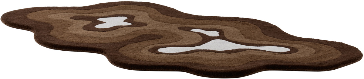 Mush Studios Brown Bur Rug