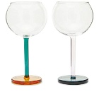Sophie Lou Jacobsen Bilboquet Wine Glass - Set of 2 in Golden Hour