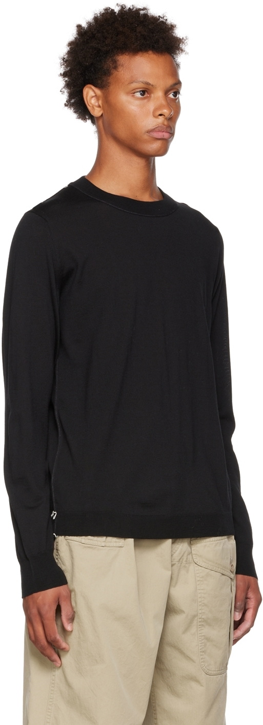 VERY J Mineral Washed Exposed Seam Sweater