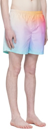Casablanca Multicolor Gradient Printed Swim Shorts
