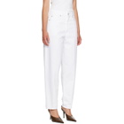 AGOLDE White 80's Jeans