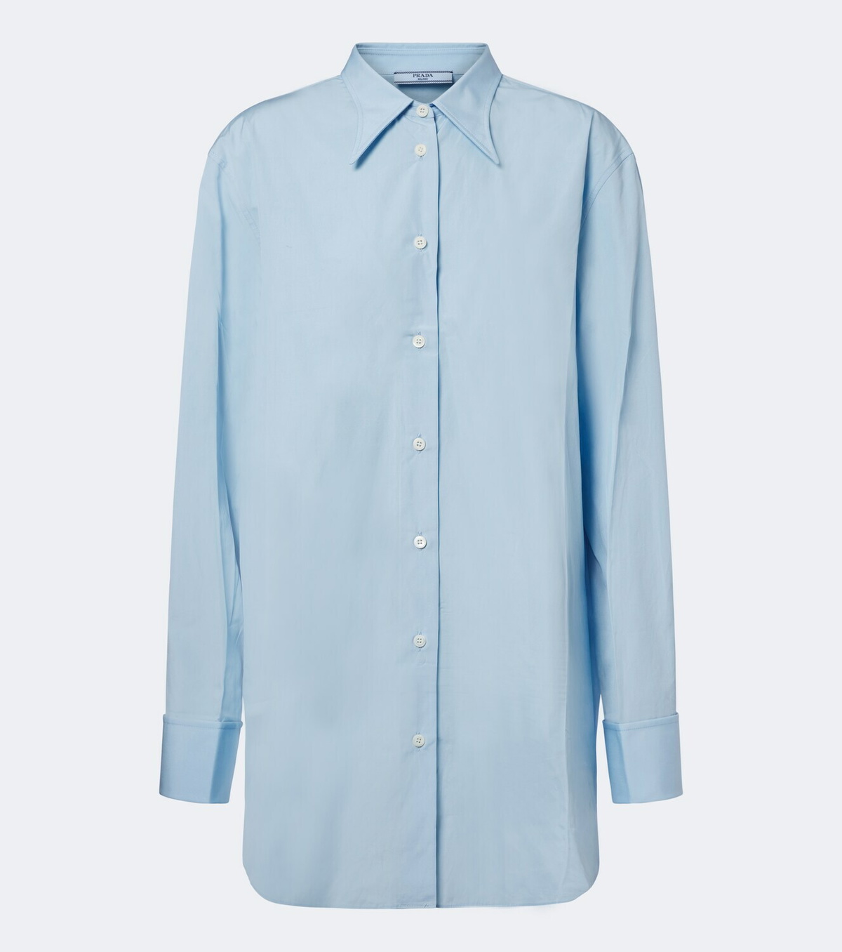 Prada Oversized cotton poplin shirt