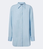 Prada Oversized cotton poplin shirt